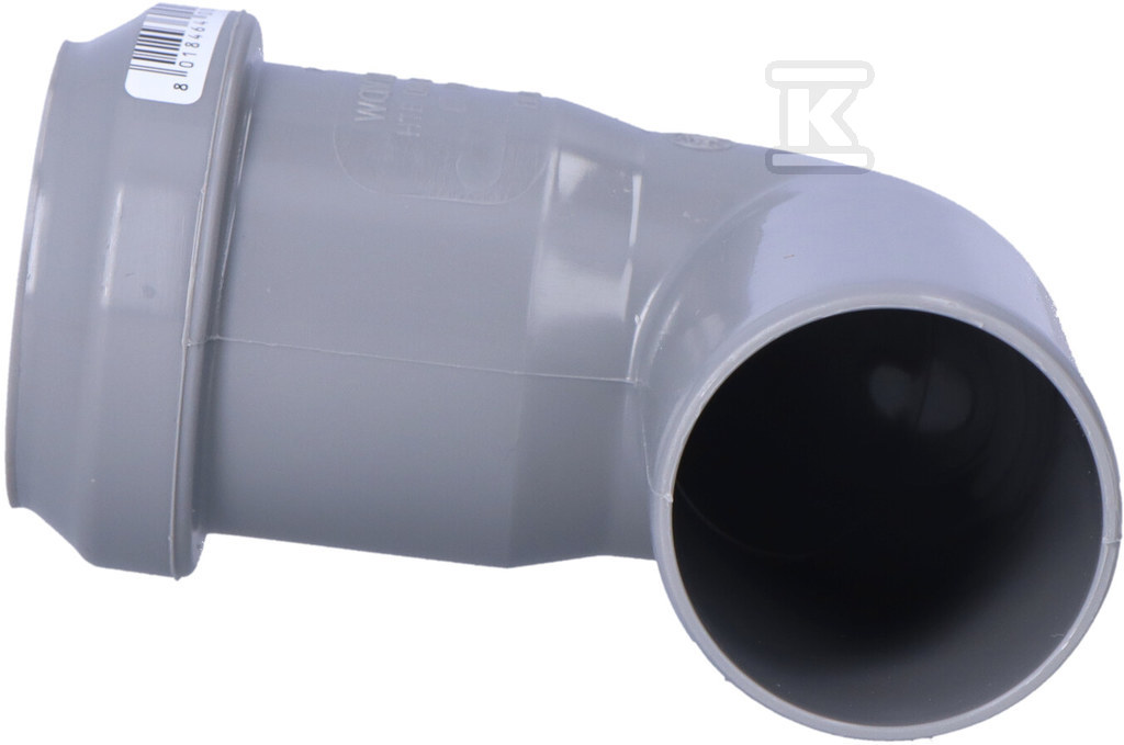HT коліно 40x40/88 санітарний сірий - 3010781