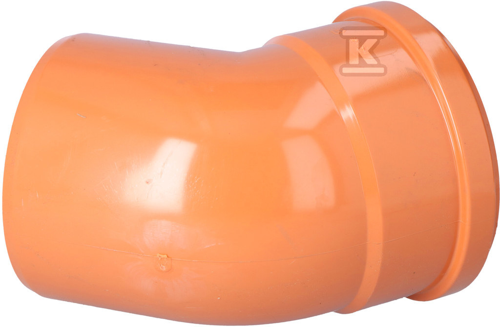 Коліно ПВХ 160x160/45 клас S. - 3024159