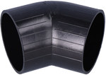 Elbow 75x75/45 black Quickstream