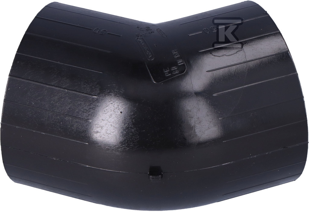 Коліно 75x75/45 чорний Quickstream - 3003572