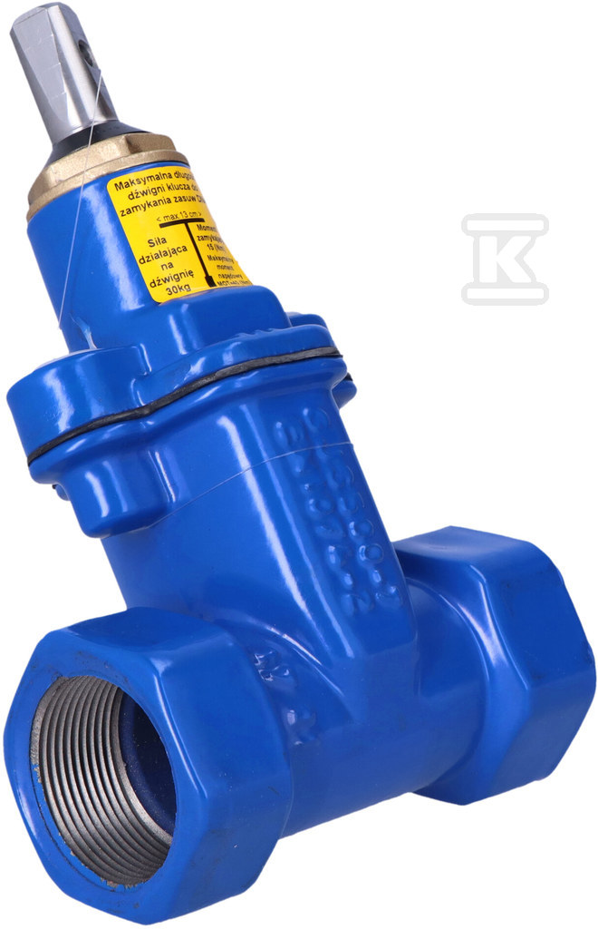 Засувка різьбова DN40, GW 1 1/2",klin - 63.901.040.N