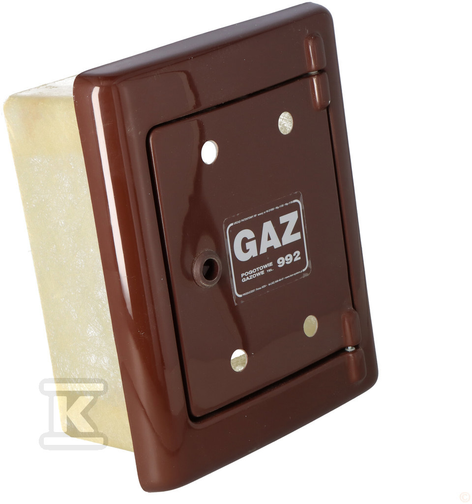 Brown gas meter housing R23 - R-23-2