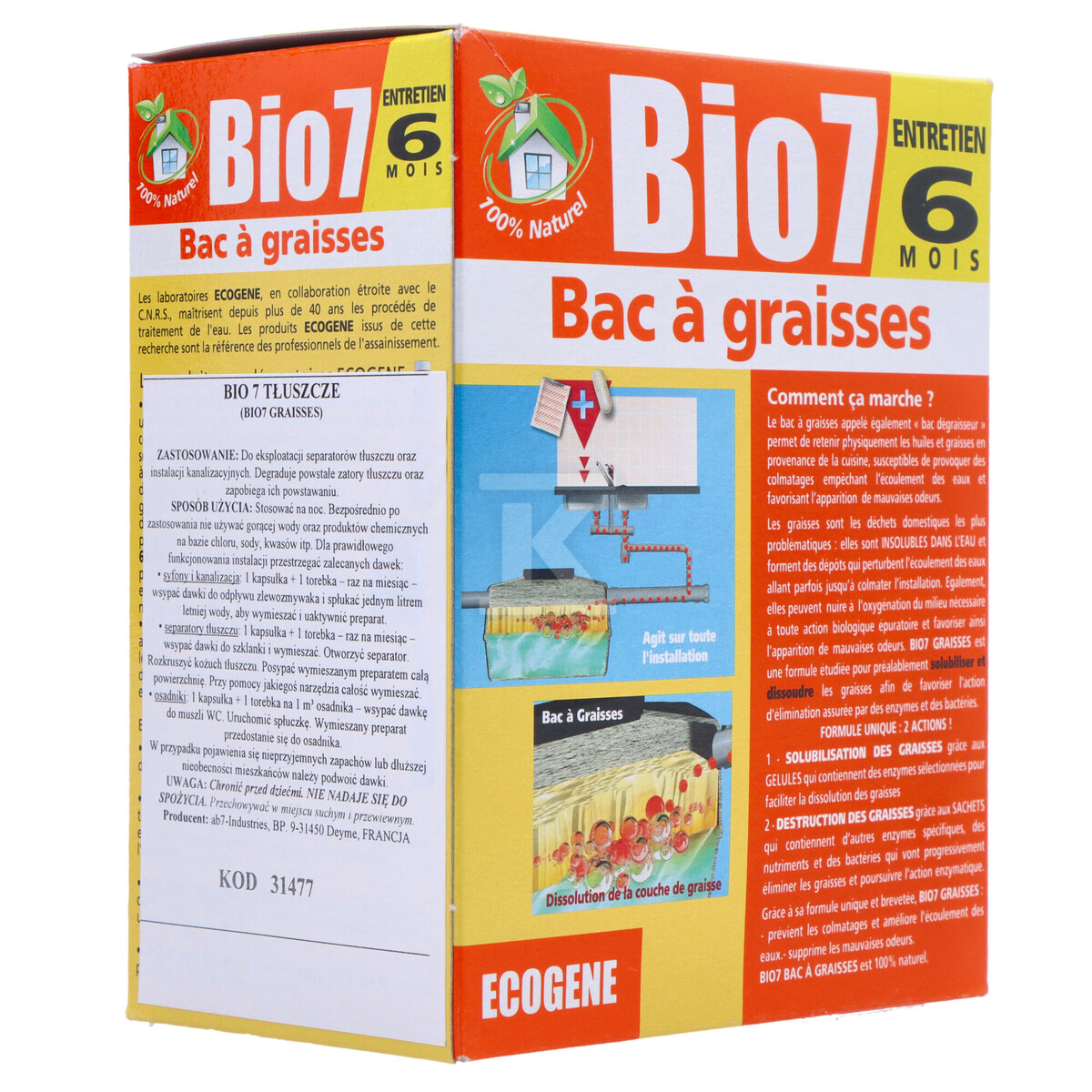 Препарат BIO7 FATS OPERATION 480G для - BIO7-31477