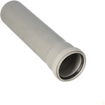 Internal sewage pipe PP-HT 75x1.9x250 socket, sanitary gray