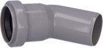 Internal sewage bend PP-HT 40/45 sanitary gray