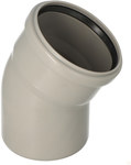 Internal sewage bend PP-HT 110/30 sanitary gray