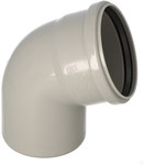 Internal sewage bend PP-HT 110/67 sanitary gray