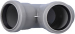 Internal sewage tee PP-HT 50x50/87 sanitary gray