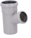 Internal sewage tee PP-HT 75x50/67 sanitary gray