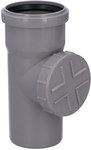 Cleaner for internal sewage PP-HT 75 sanitary gray