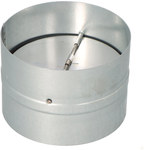 The CAR 125 swing check valve, for installation in round ventilation ducts