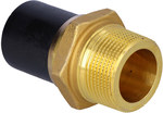 Adaptor PE-alama cu filet interior, DN40X1 1/4" PE100, SDR11, PN10 gaz/PN16 cu electroreductie sau electro-reasamblare