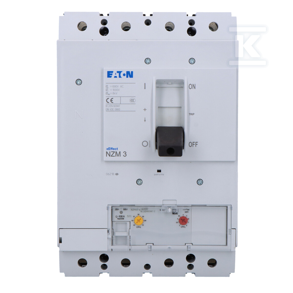 Силовий вимикач 4-полюсний 630А - 265894