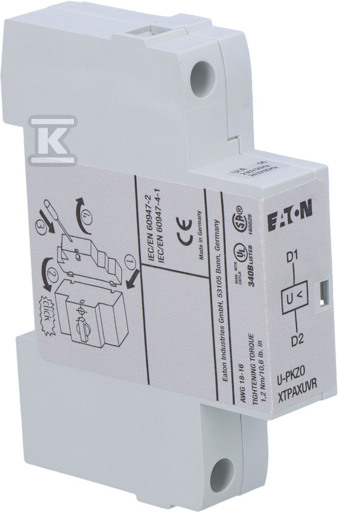 U-PKZ0 undervoltage release (230V50HZ) - 073135