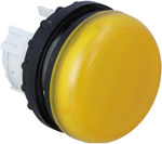 M22-L-Y-Lampe, flacher Kopf, gelb