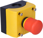 Drive M22-PV/KC02/IY emergency button 2R top mounted