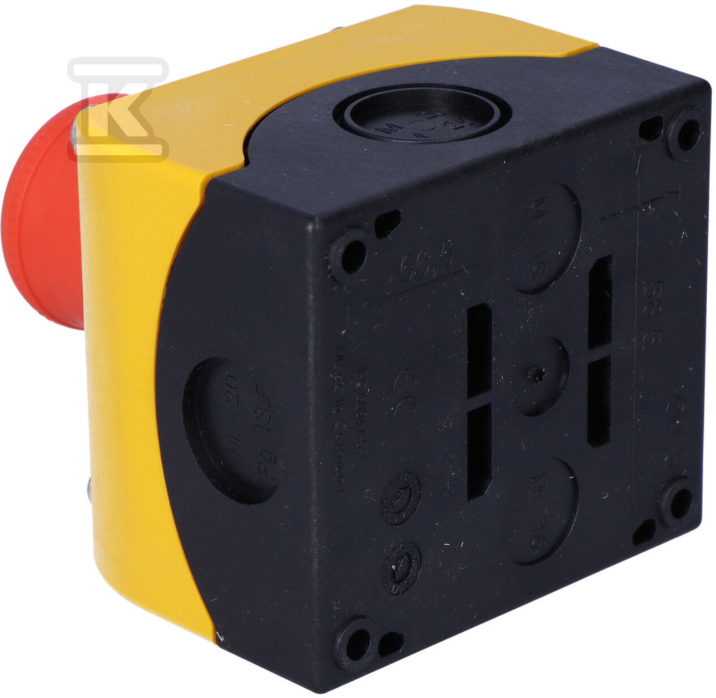Привід M22-PV/KC02/IY аварійна кнопка - 216524