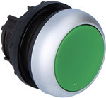 M22-D-G drive green flat button with spring return