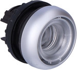 Operator M22-D-X Buton plat fara placa cu revenire cu arc