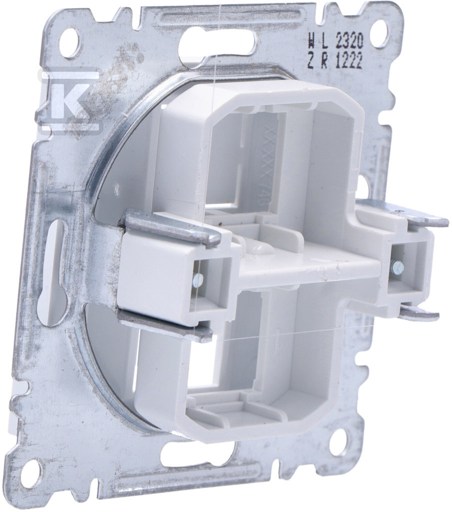 LUMINA Keystone Jack подвійна пластина, - WL2320