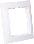 1-fold snow-white frame B. square