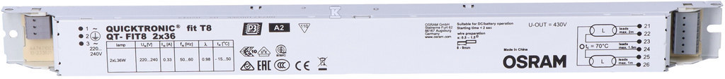Баласт QT-FIT8 2x36W - 4008321294265