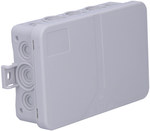 Plastic surface-mounted box, I 16-L 130x85x37 IP55, gray, empty (without terminals) for 2.5 mm2