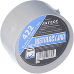 Installation tape, PVC, gray, 50mm x 33m