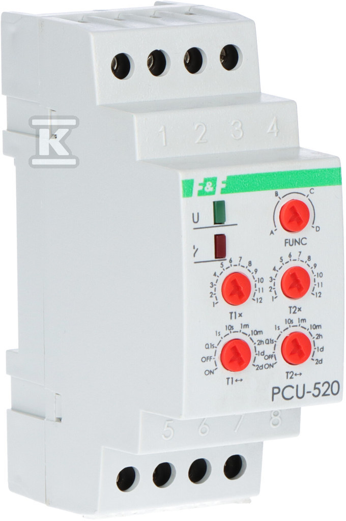 Releu de timp PCU-520 24V interval de - PCU-520-24V