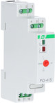 Releu de timp PO-415 cu oprire întârziată, contacte: 1P, U=24V, I=10A, 1 modul