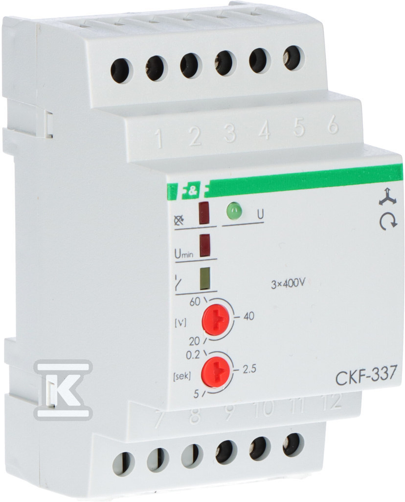 Phase sequence and phase loss sensor - CKF-337