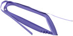 Heat shrink tube RTS 9,5/4,8 - purple /1m/