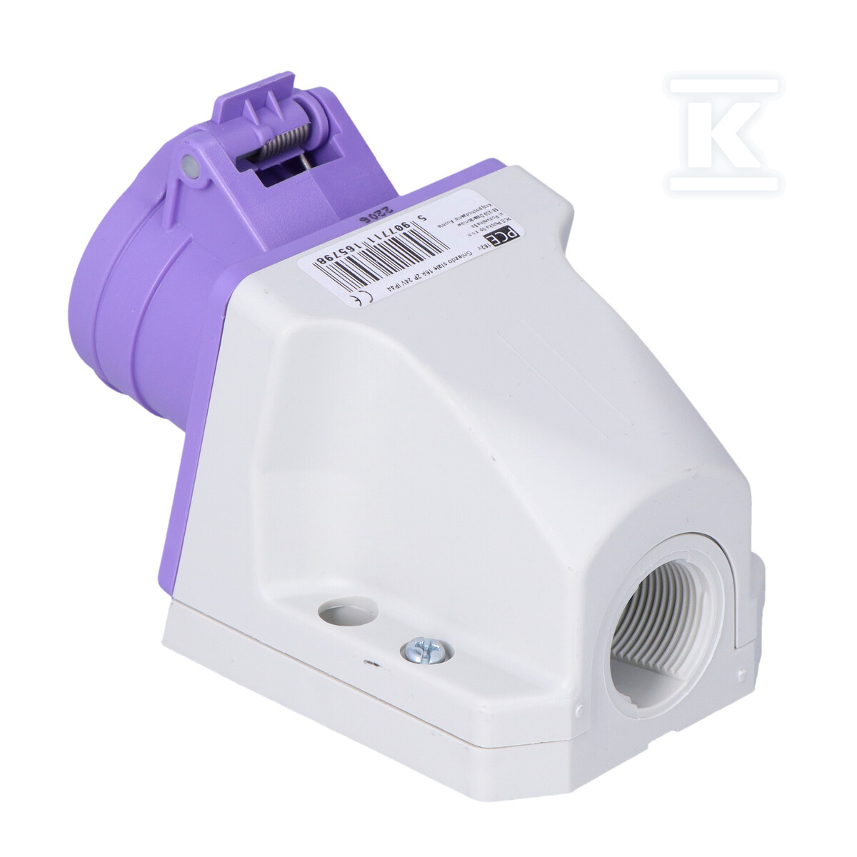 Розетка фіксована 16A 24V/~50-60Hz 2P - 162V