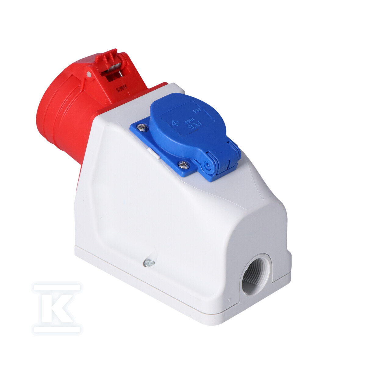 Розетка комбінована CEE 16A 400V 3P+Z+N - 9215-6F.