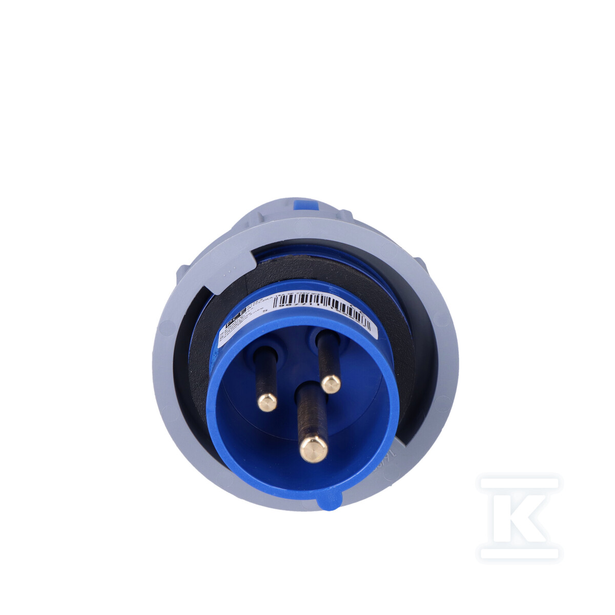 Вилка Shark 16A 230V 2P+Z IP67 - 0132-6
