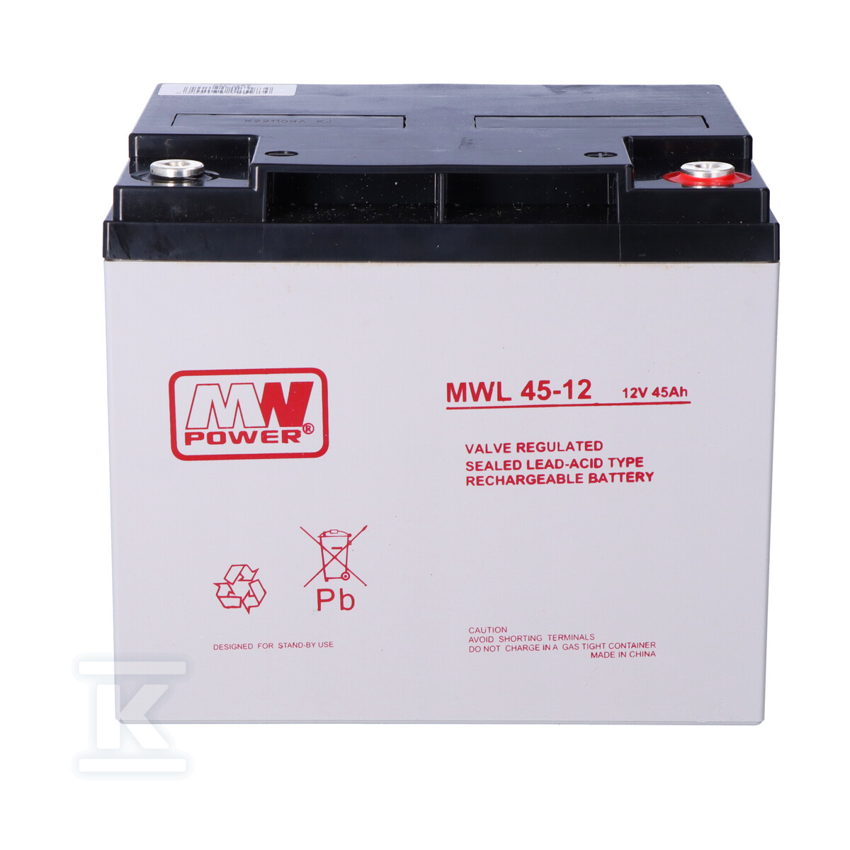 MW Power AGM AGM акумулятор 12V/45Ah - MWL 45-12