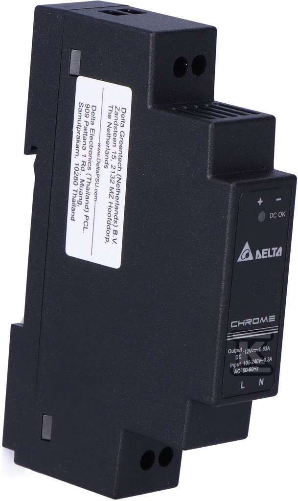 DELTA CHROME DIN-Schienen-Netzteil 12V - DRC-12V10W1AZ