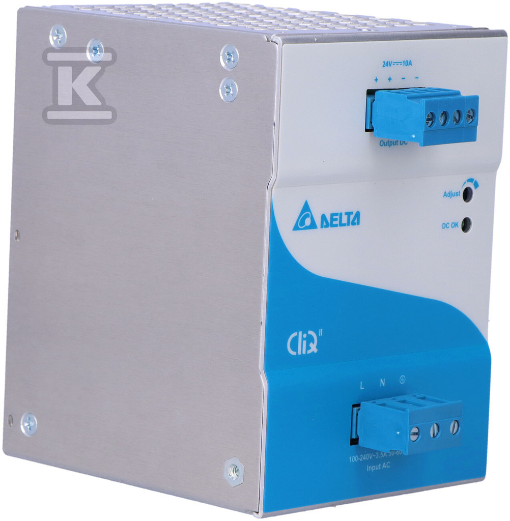 Zasilacz na szynę DIN DELTA CLIQ 24V - DRP024V240W1BN