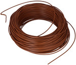 Flexible installation cable LGY H05V-K 1X0.5 brown BN, single core 300/500V /100m/