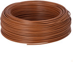 Installation flexible cable LGY H05V-K 1X1 brown BN, single core 300/500V /100m/