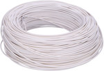 Flexible installation cable LGY H05V-K 1X0.75 white WH, single core 300/500V /100m/