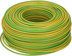 Cablu de instalare H07V-K (LGY) 1x6 verde-galben GNYE, unic /100m/