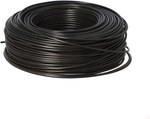 Installation flexible cable LGY H07V-K 1X1.5 black BK, single core 450/750V /100m/