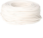 Flexible installation cable LGY H07V-K 1X2.5 white WH, single core 450/750V /100m/