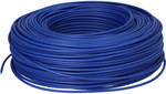 Installation flexible cable LGY H07V-K 1X1.5 dark blue DBU, single core 450/750V /100m/