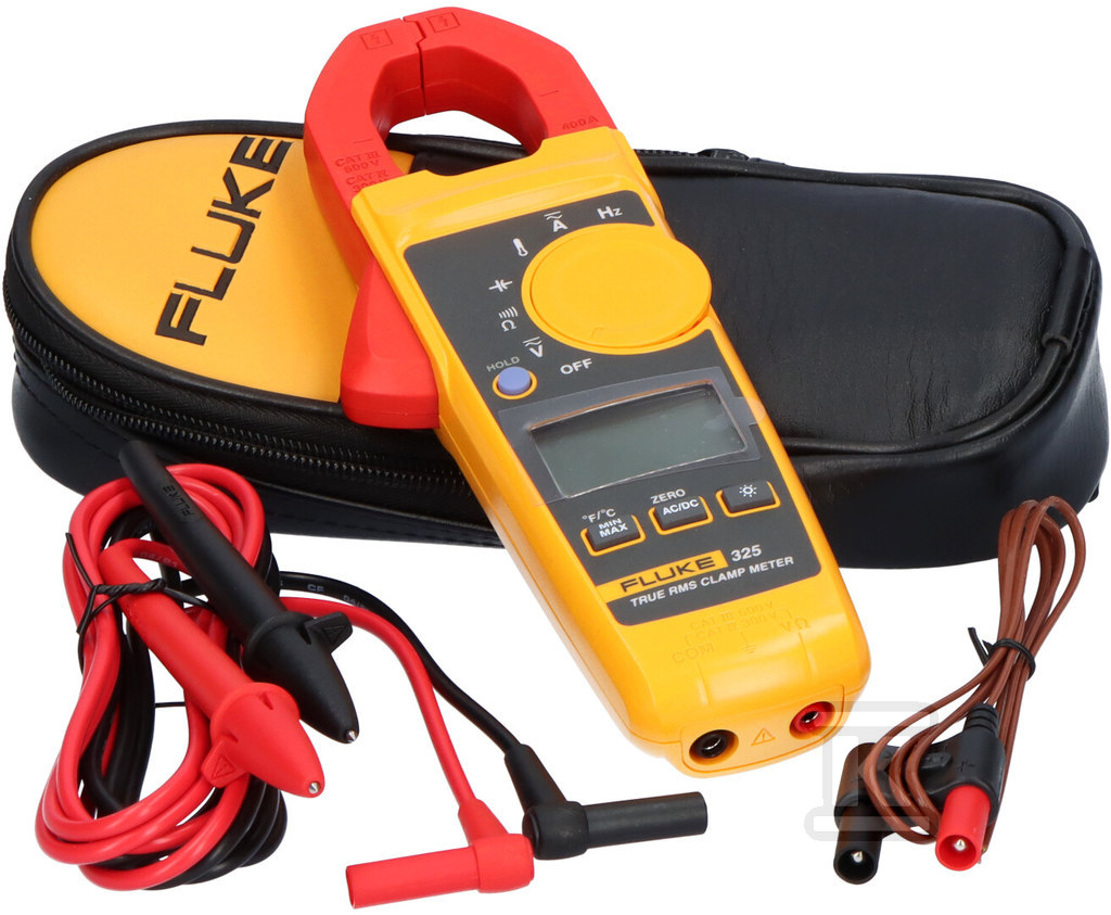 FLUKE 325 400A bilincsmérő, CAT III 600 V/CAT IV 300V, True RMS AC mérés, AC/DC árammérés, hőmérséklet mérési funkció 4152643