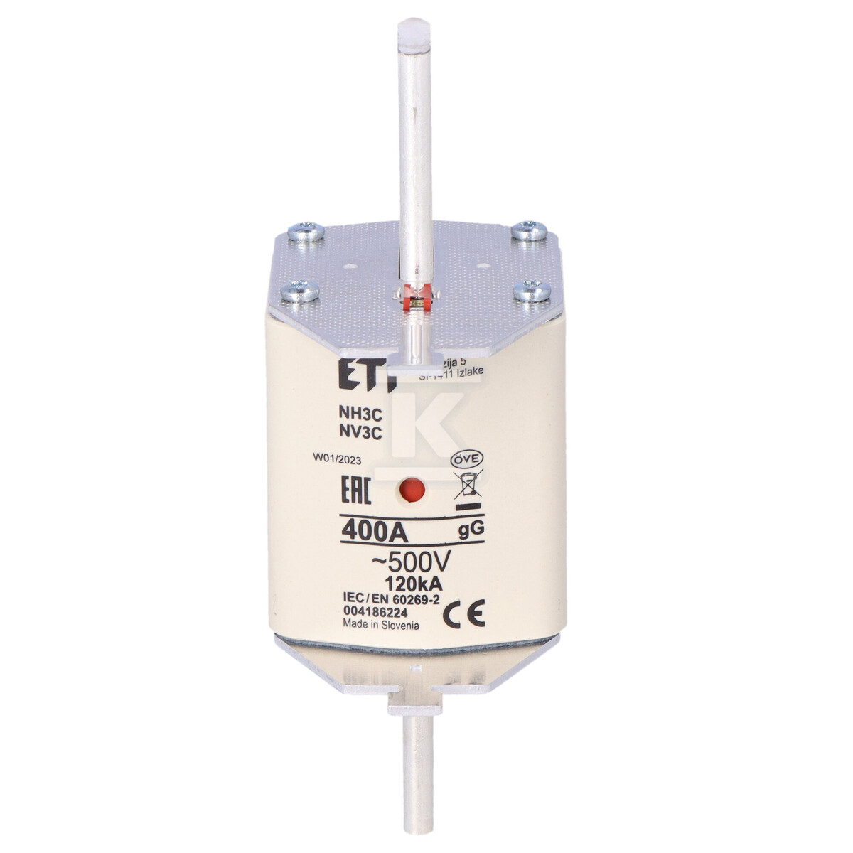 Промисловий запобіжник KOMBI NH3C gG - 004186224