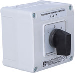 16A cam switch, L-0-P reversing switch, in OB11 housing,