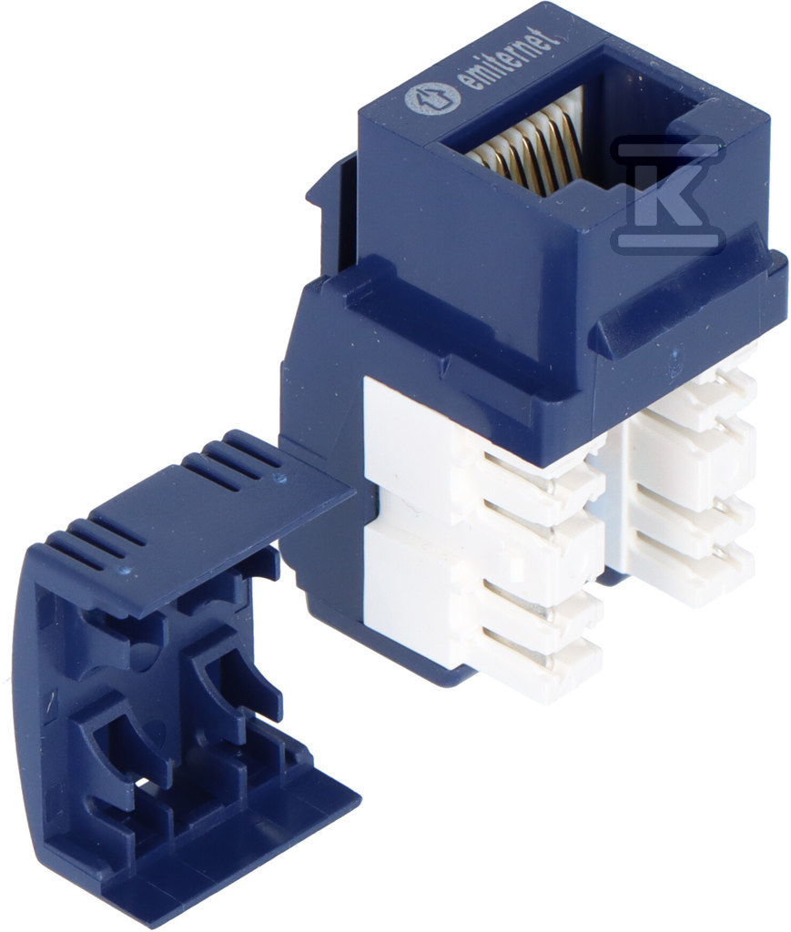 UTP RJ 45 Kat. 5e blaue Keystone-Buchse - DCN/FA-682MK-8-C5E