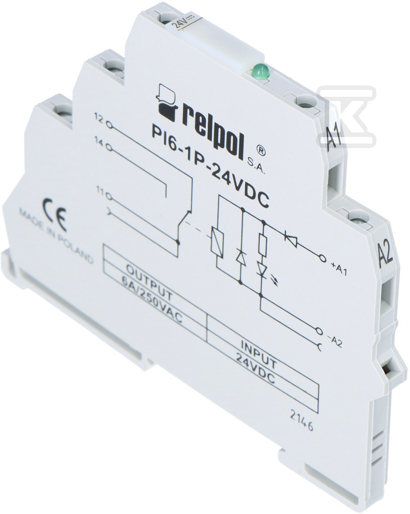 PI6-1P-24VDC relejni interfejs (SIVI) - 805701